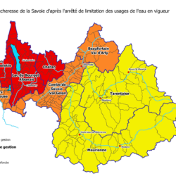 Mesures de limitation de l’usage de l’eau